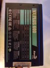 36.1)Продам блок питания на ПК Aero Cool 600 W.JPEG